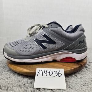 New Balance Mens 12.5 6E XXWide 847v4 Silver Mink Comfort Athletic Daily Sneaker